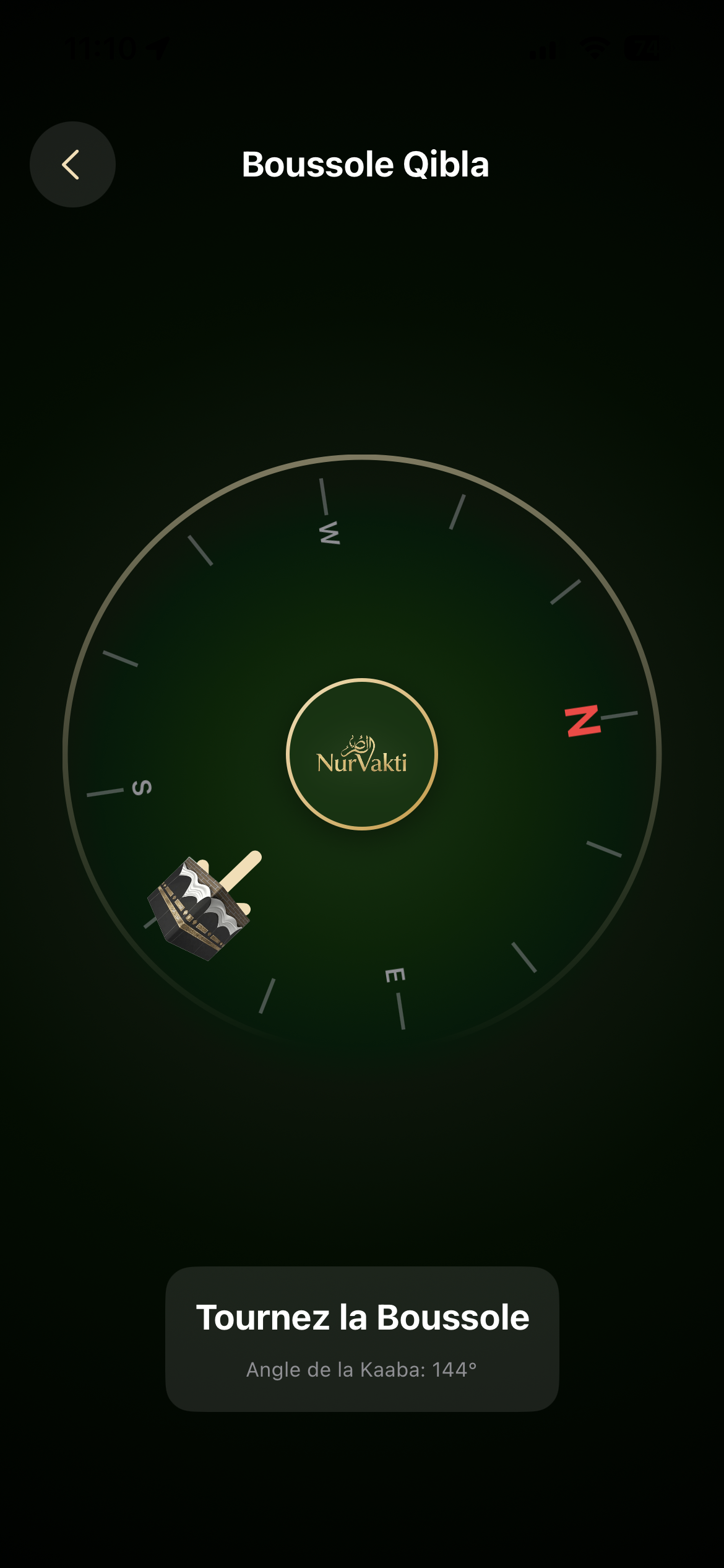 Boussole Qibla