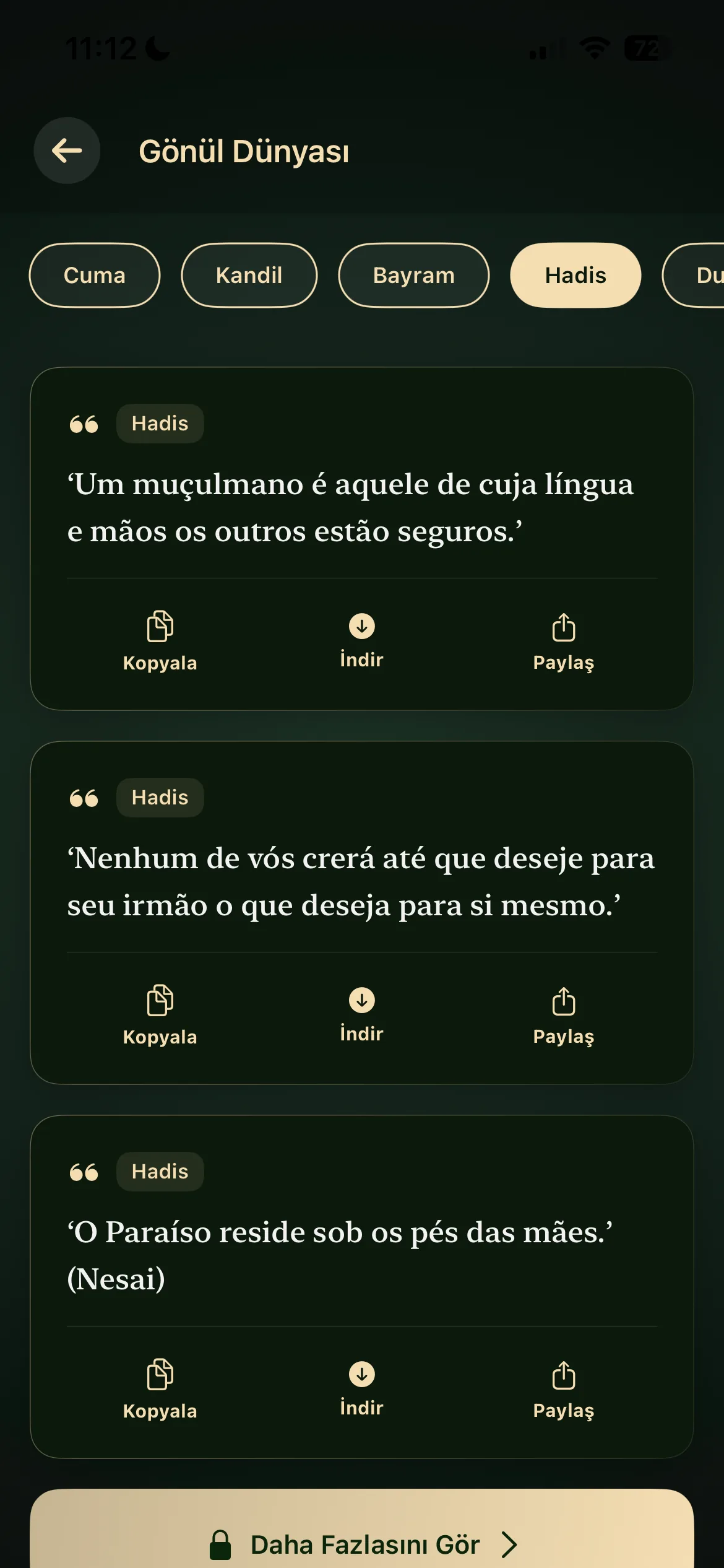 Cartões de Cumprimentos