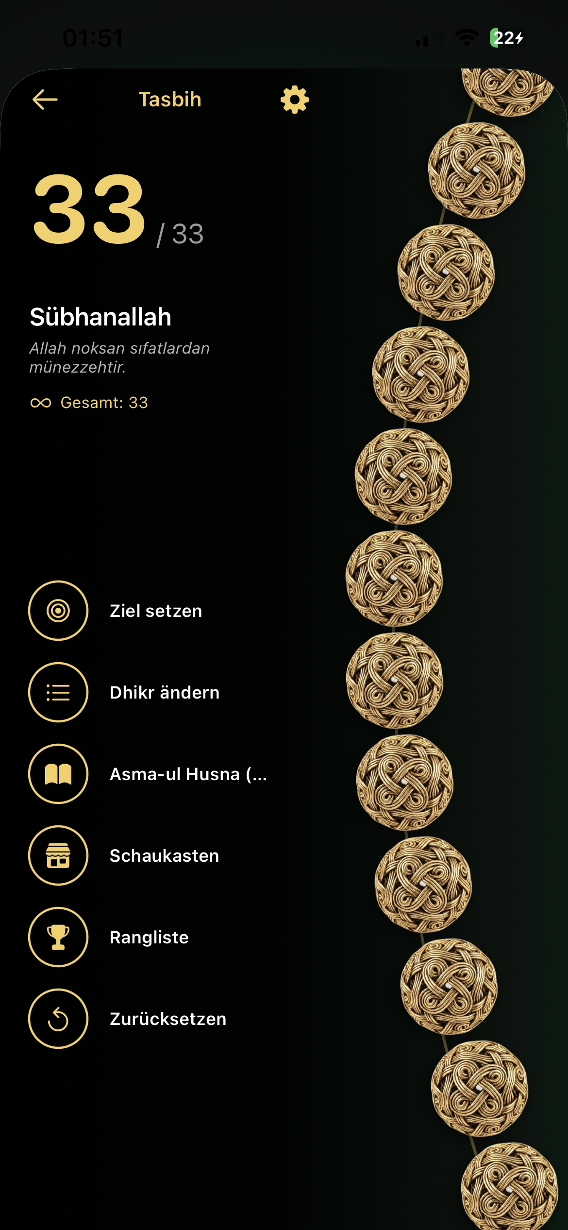Dhikr-Zähler